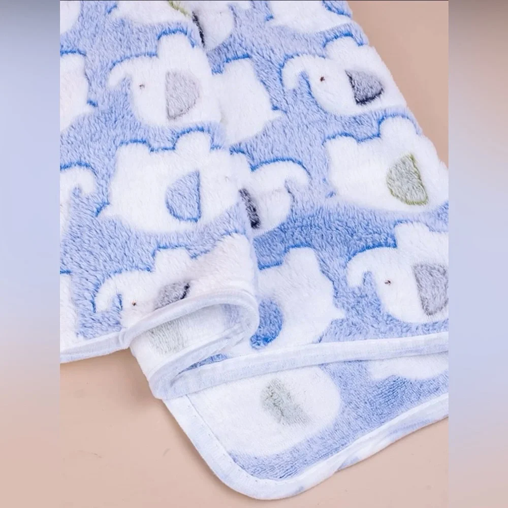Elephant print pet blanket for cat and dog for all ages